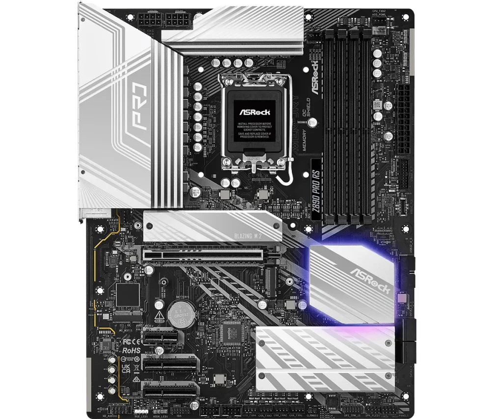 ASRock Z890 PRO RS alaplap - Image 2